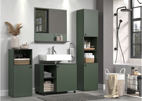 Vannitoakapp PURE BLISS roheline, 40x31xH186 cm