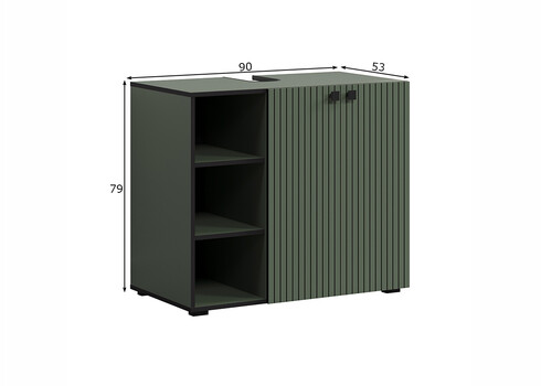 Valamukapp PURE BLISS roheline, 90x53xH79 cm