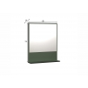 Peegel PURE BLISS roheline, 60x14xH74 cm