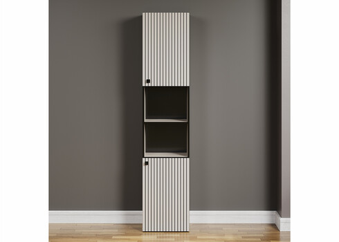 Vannitoakapp PURE BLISS helehall, 40x31xH186 cm