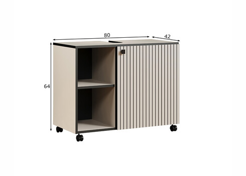 Valamukapp PURE BLISS helehall, 80x42xH64 cm