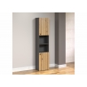 Vannitoakapp PURE BLISS tamm / must, 40x31xH186 cm