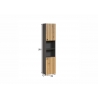 Vannitoakapp PURE BLISS tamm / must, 40x31xH186 cm