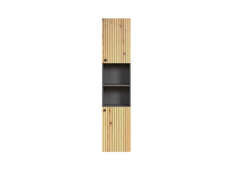 Vannitoakapp PURE BLISS tamm / must, 40x31xH186 cm