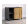 Valamukapp PURE BLISS tamm / must, 80x42xH64 cm