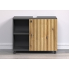 Valamukapp PURE BLISS tamm / must, 80x42xH64 cm
