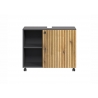 Valamukapp PURE BLISS tamm / must, 80x42xH64 cm