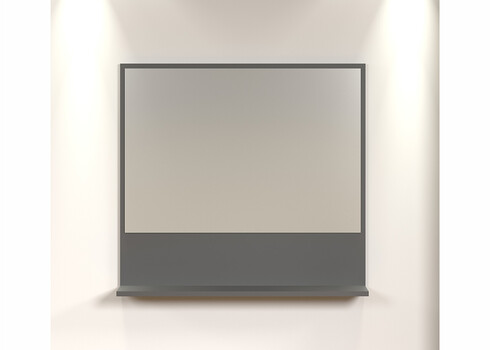 Peegel PURE BLISS tamm / must, 80x14xH74 cm