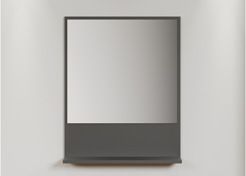 Peegel PURE BLISS tamm / antratsiit, 60x14xH74 cm