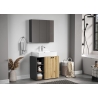 Peegelkapp PURE BLISS tamm /antratsiit, 90x20xH80 cm