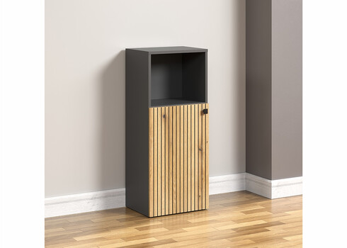 Vannitoakapp PURE BLISS tamm / antratsiit, 40x31xH95 cm