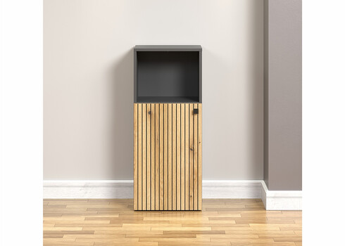 Vannitoakapp PURE BLISS tamm / antratsiit, 40x31xH95 cm