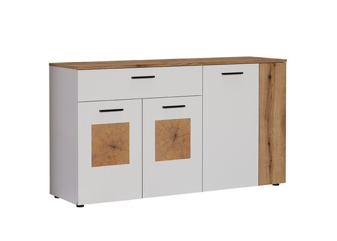 Kummut VITORIA valge / tamm, 150x42xH83 cm