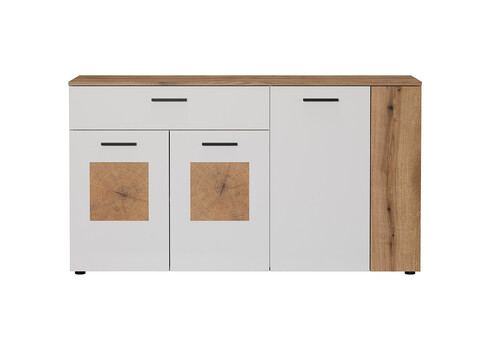 Kummut VITORIA valge / tamm, 150x42xH83 cm
