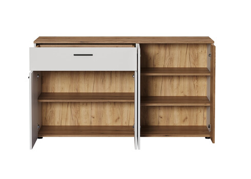 Kummut VITORIA valge / tamm, 150x42xH83 cm
