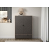Kapp FUSION hall / pruun, 120x42xH163 cm