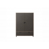 Kapp FUSION hall / pruun, 120x42xH163 cm