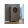 Vitriinkapp FUSION hall / pruun, 97x42xH163 cm