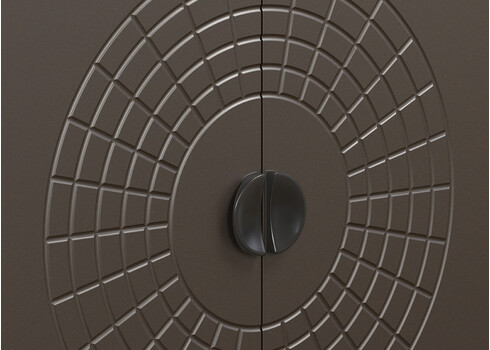 Kapp FUSION hall / pruun, 120x42xH163 cm