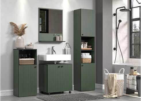 Peegel PURE BLISS roheline, 60x14xH74 cm