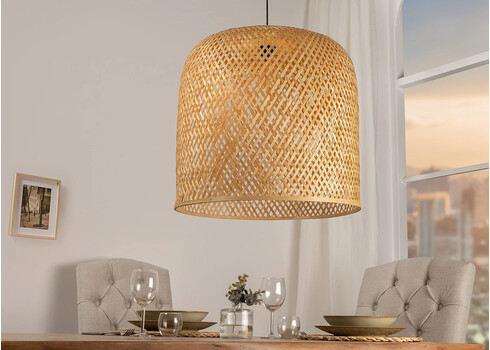 Rippvalgusti ORGANIC LIVING pruun, 25x25xH25 cm