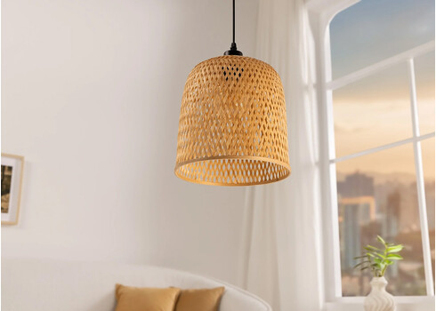 Rippvalgusti ORGANIC LIVING pruun, 25x25xH25 cm