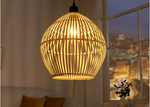 Rippvalgusti ORGANIC LIVING pruun, 30x30xH30 cm