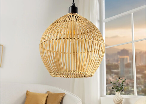 Rippvalgusti ORGANIC LIVING pruun, 30x30xH30 cm