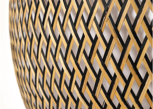 Rippvalgusti ORGANIC LIVING pruun, 45x45xH36 cm