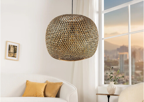 Rippvalgusti ORGANIC LIVING pruun, 45x45xH36 cm