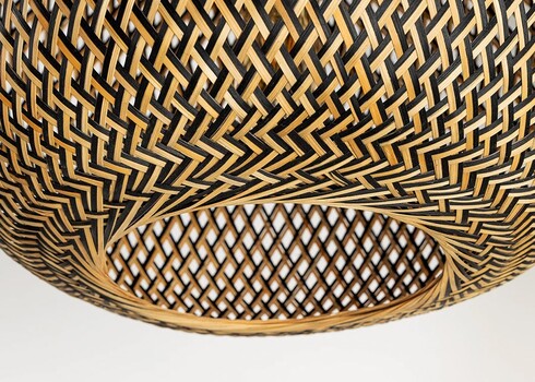 Rippvalgusti ORGANIC LIVING pruun, 45x45xH36 cm