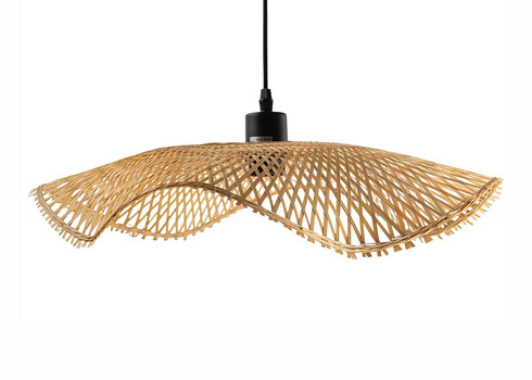 Rippvalgusti ORGANIC LIVING pruun, 70x70xH12 cm