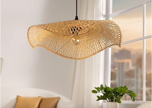 Rippvalgusti ORGANIC LIVING pruun, 70x70xH12 cm