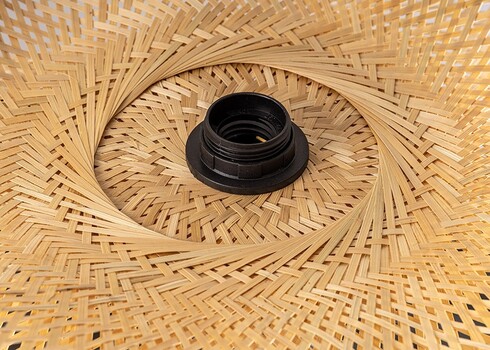 Rippvalgusti ORGANIC LIVING pruun, 50x50xH18 cm