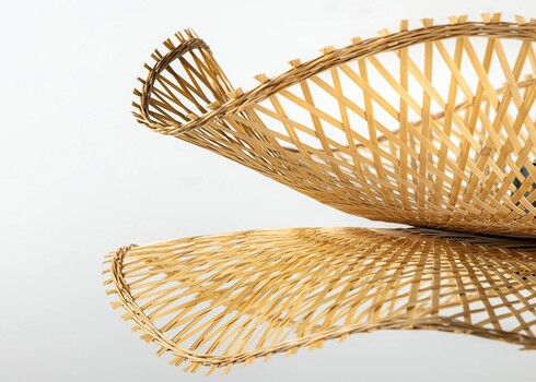 Rippvalgusti ORGANIC LIVING pruun, 70x70xH27 cm