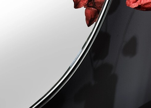 Seinapeegel NOEMI must, 63x3xH74 cm