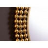 Seinapeegel PEARLS kuldne, 76x2xH76 cm