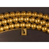 Seinapeegel PEARLS kuldne, 76x2xH76 cm