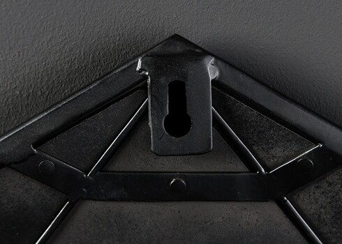 Seinapeegel DIAMOND must, 62x6xH62 cm