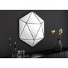 Seinapeegel DIAMOND must, 62x6xH62 cm