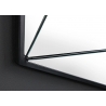 Seinapeegel DIAMOND must, 62x6xH62 cm