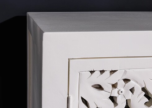 Kummut MARRAKECH valge, 170x38xH78 cm