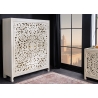 Kapp MARRAKECH valge, 110x38xH140 cm