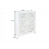 Kapp MARRAKECH valge, 110x38xH140 cm