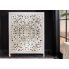 Kapp MARRAKECH valge, 110x38xH140 cm