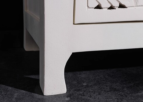 Kapp MARRAKECH valge, 110x38xH140 cm