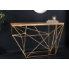 Konsoollaud DIAMOND naturaalne / messing, 119x39xH78 cm