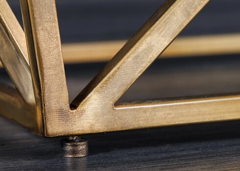 Konsoollaud DIAMOND naturaalne / messing, 119x39xH78 cm