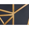 Konsoollaud DIAMOND naturaalne / messing, 119x39xH78 cm