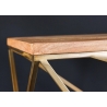 Konsoollaud DIAMOND naturaalne / messing, 119x39xH78 cm